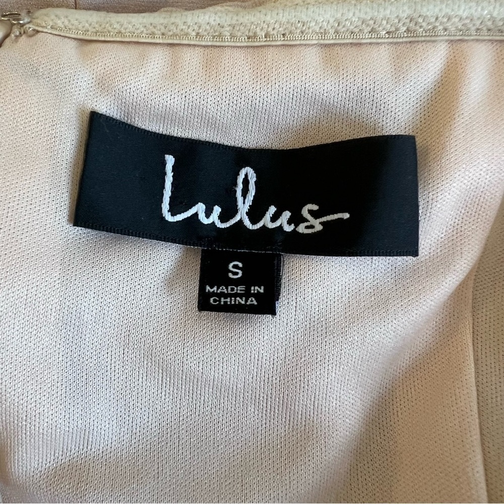 LULU’S Lots Of Love Ivory Strapless Midi Dress Size Small - Picture 12 of 14